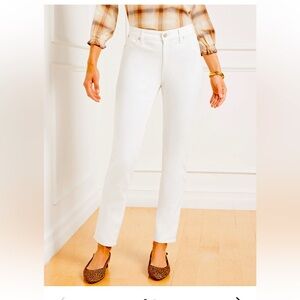NWOT Talbots SLIM ANKLE JEANS - CURVY FIT with Tummy Control Panel Sz 14
